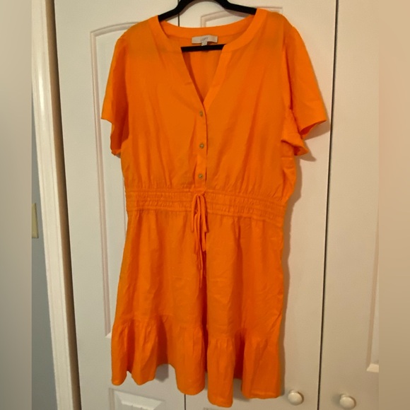 NWOT LOFT A-line Spring/Summer Dress - Picture 3 of 8